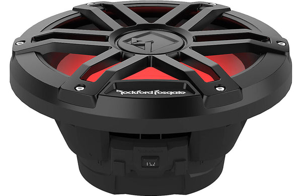 Rockford Fosgate M1 10" Marine Subwoofer w/ RGB LEDs 2 Ohm DVC Black
