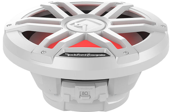 Rockford Fosgate M1 12" Marine Subwoofer w/ RGB LEDs 4 Ohm DVC White