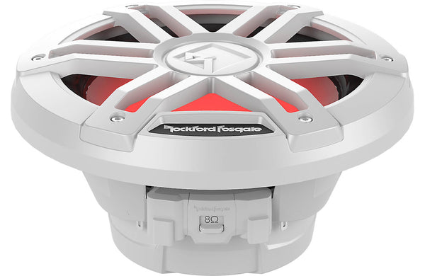 Rockford Fosgate M1 8" Marine Subwoofer w/ RGB LEDs 4 Ohm DVC White