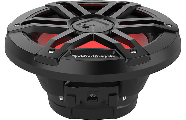 Rockford Fosgate M1 8" Marine Subwoofer w/ RGB LEDs 4 Ohm DVC Black
