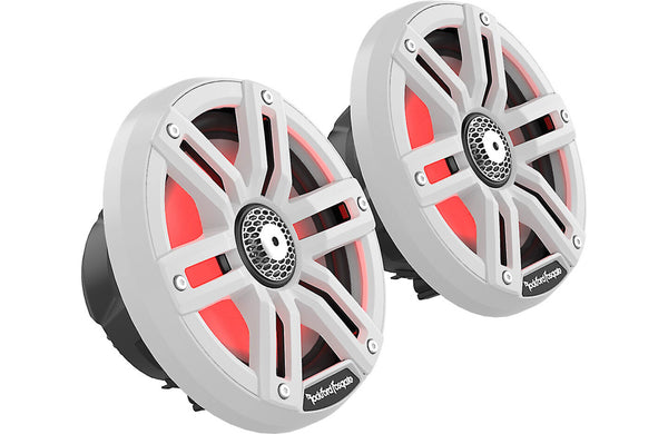 Rockford Fosgate M2 6.5" Marine Speakers - White w/ RGB LEDs