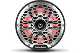 Rockford Fosgate M2 8" Marine Speakers with Horn Tweeters - Black with RGB LEDs