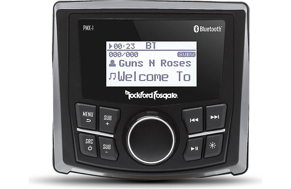 Rockford Fosgate Marine Digital Media Receiver w/ 2.3" LCD Display