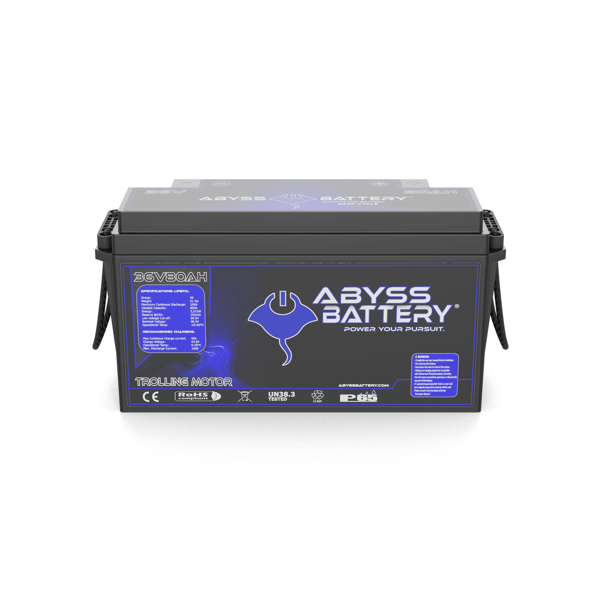 Best 36V Lithium Trolling Motor Batteries 72Ah - ABYSS® – Abyss Battery