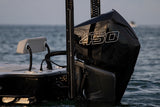 Koshi Marine Carbon Fiber Engine Air Scoops for Mercury V8 Outboard