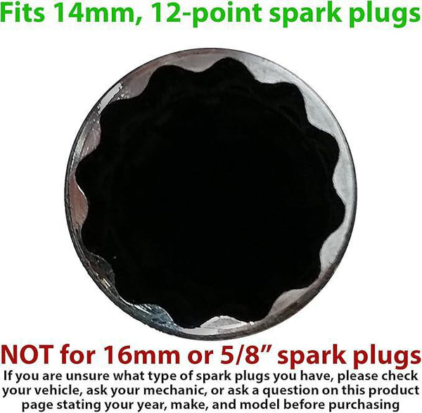 14mm Spark Plug Socket - Thin Wall Spark Plug Socket (all Mercury V6/V8/V10/V12 engines)