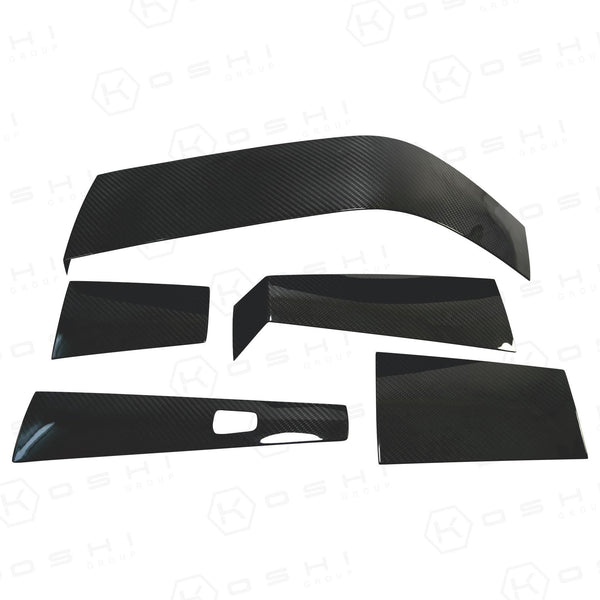 Koshi Marine Carbon fiber accent panel (Mohawk) Kit for Mercury V10 Outboard