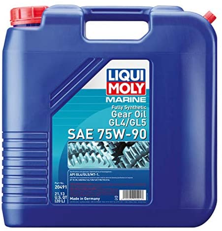 75w90 gl 5 gear oil Liqui Moly Fully Synthetic Hypoid-Gear Oil Truck GL4/5 75W-90 20 l