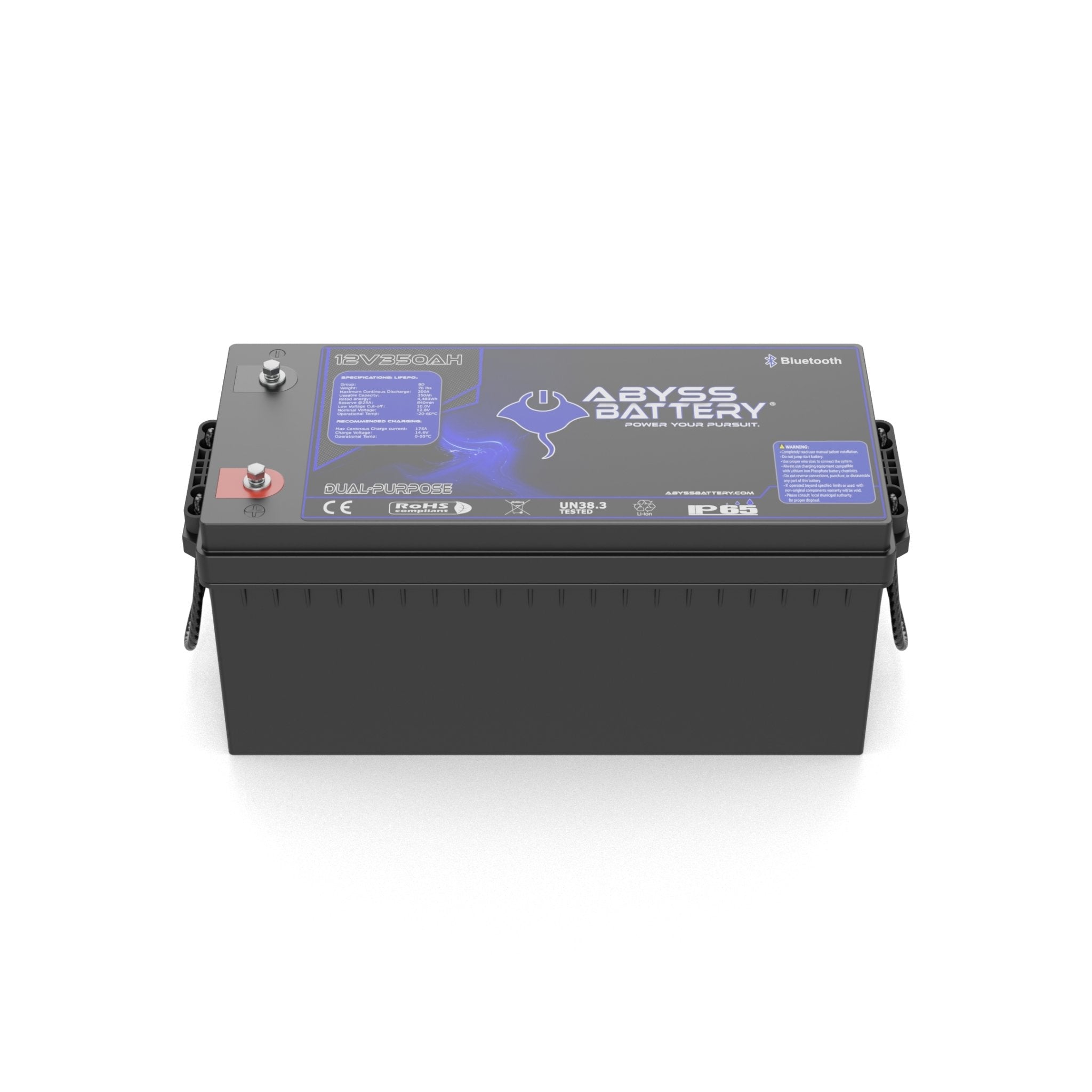 Abyss Battery® - 12V 350Ah Dual-Purpose 8D Marine Lithium Battery