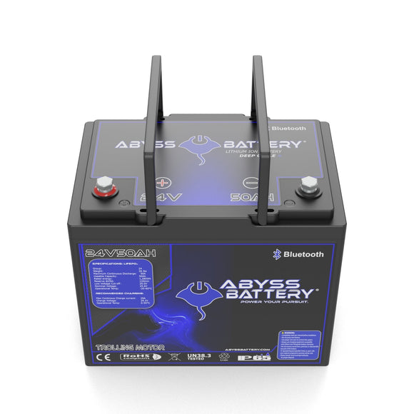 Abyss Battery® 24V 50Ah Lithium Trolling Motor Battery
