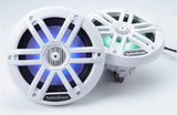 Rockford Fosgate M1-6 Color Optix 6 2-Way Coaxial Multicolor LED Lighted Marine Speakers - White (Pair)