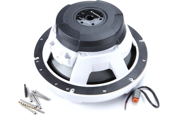 Rockford Fosgate M1 12" Marine Subwoofer w/ RGB LEDs 2 Ohm DVC White