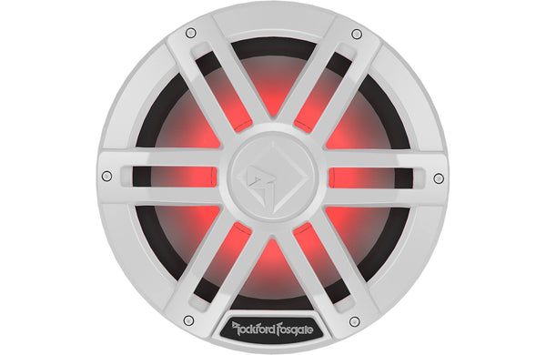 Rockford Fosgate M1 12" Marine Subwoofer w/ RGB LEDs 2 Ohm DVC White