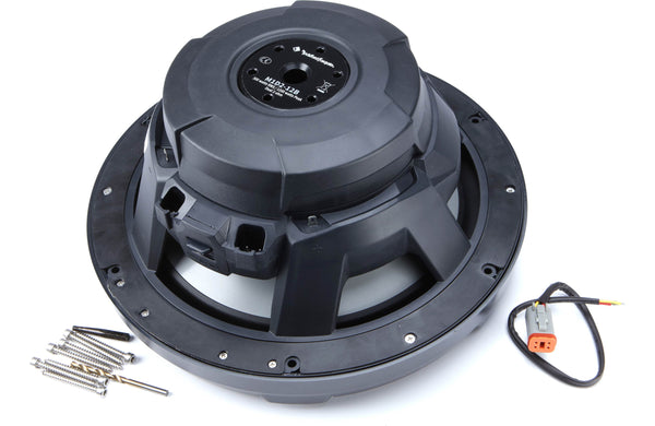 Rockford Fosgate M1 12" Marine Subwoofer w/ RGB LEDs 2 Ohm DVC Black