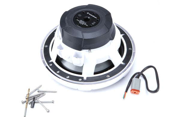Rockford Fosgate M1 8" Marine Subwoofer w/ RGB LEDs 2 Ohm DVC White