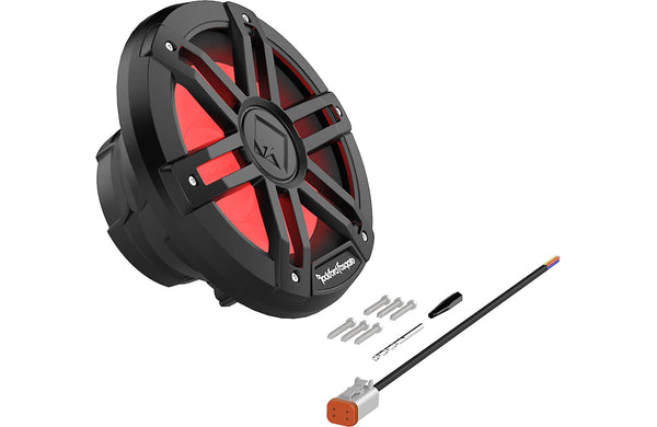 Rockford Fosgate M1 8" Marine Subwoofer w/ RGB LEDs 2 Ohm DVC Black