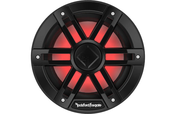 Rockford Fosgate M1 8" Marine Subwoofer w/ RGB LEDs 2 Ohm DVC Black
