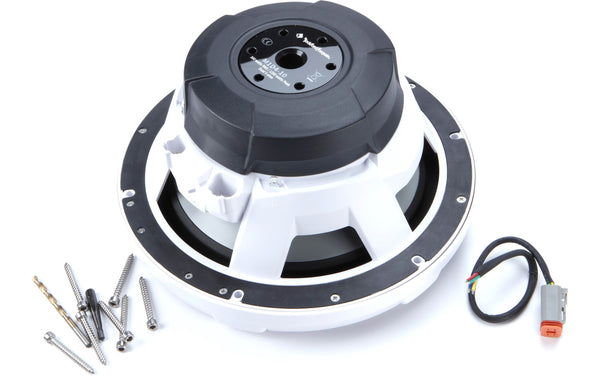 Rockford Fosgate M1 10" Marine Subwoofer w/ RGB LEDs 4 Ohm DVC White
