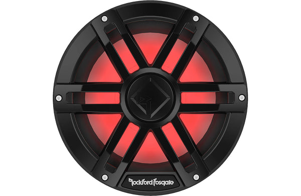 Rockford Fosgate M1 10" Marine Subwoofer w/ RGB LEDs 4 Ohm DVC Black