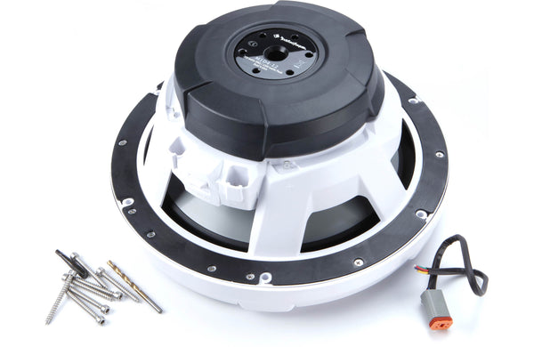 Rockford Fosgate M1 12" Marine Subwoofer w/ RGB LEDs 4 Ohm DVC White