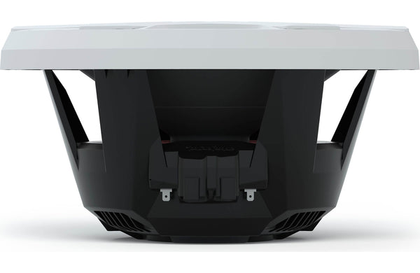 Rockford Fosgate M2-10H Color Optix Multicolor LED Lighted 10" Marine Grade Coaxial Speakers with Horn Tweeter - White (Pair)