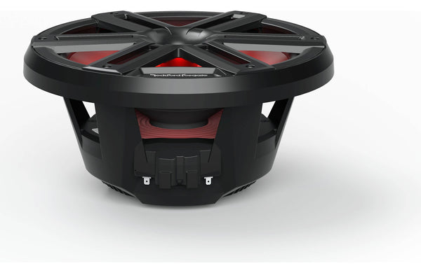 Rockford Fosgate M2-10HB Color Optix  Multicolor LED Lighted 10" Marine Grade Coaxial Speakers with Horn Tweeter - Black (Pair)