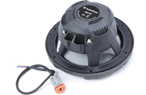 Rockford Fosgate M2 6.5" Marine Speakers - White w/ RGB LEDs