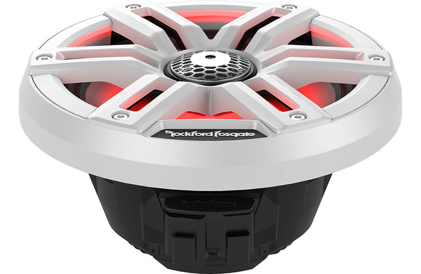 Rockford Fosgate M2 6.5" Marine Speakers - White w/ RGB LEDs