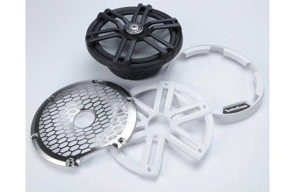 Rockford Fosgate M2 8" Marine Speakers - White with RGB LEDs