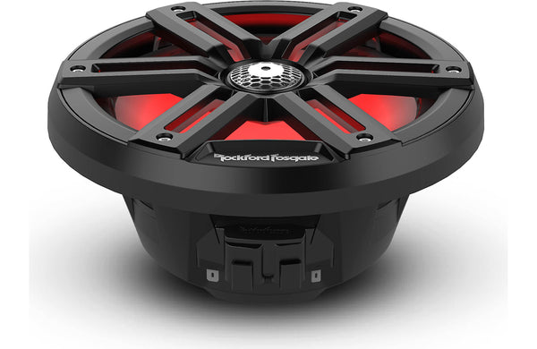 Rockford Fosgate M2 8" Marine Speakers - Black with RGB LEDs