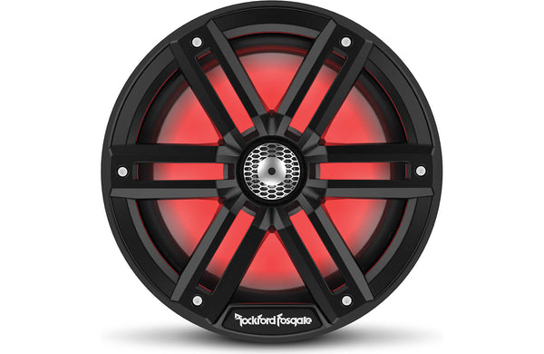 Rockford Fosgate M2 8" Marine Speakers - Black with RGB LEDs