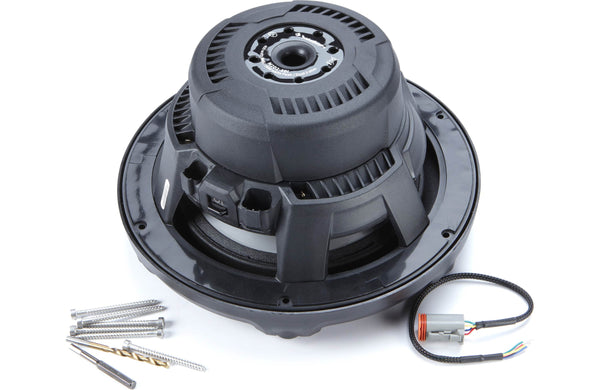 Rockford Fosgate M2 10" Marine Subwoofer w/ RGB LEDs 2 Ohm DVC White