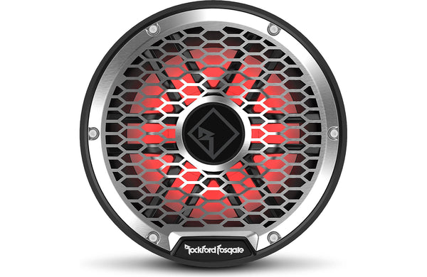 Rockford Fosgate M2 10" Marine Subwoofer w/ RGB LEDs 2 Ohm DVC White