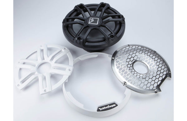 Rockford Fosgate M2 10" Marine Subwoofer w/ RGB LEDs 2 Ohm DVC White