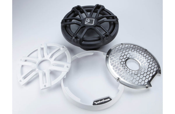 Rockford Fosgate M2 10" Marine Subwoofer w/ RGB LEDs 4 Ohm DVC White