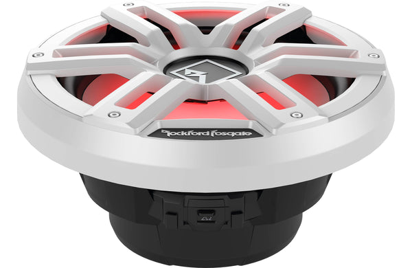 Rockford Fosgate M2 12 Inch Marine Subwoofer 4 Ohm DVC White