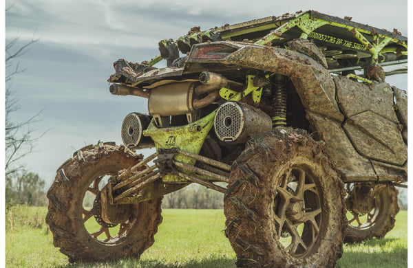 Rockford Fosgate M2WL-10HB Color Optix 10"Multicolor LED  Lighted Marine Grade Horn Loaded Speakers in Wake Tower Enclosures -  Black (Pair)