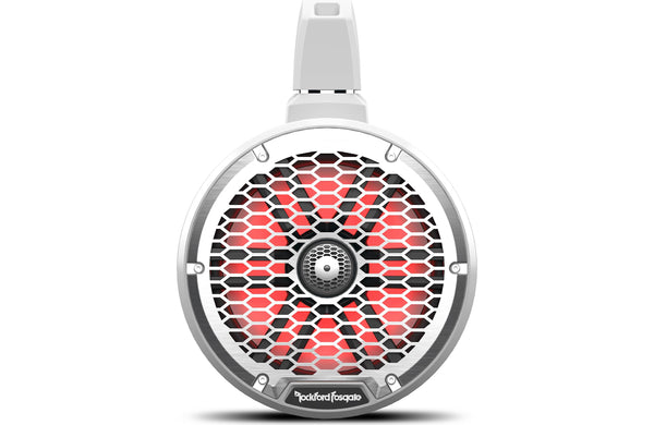 Rockford Fosgate 8" M2 Tower Speakers with RGB LEDs - White Pair