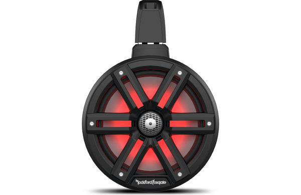 Rockford Fosgate 8" M2 Tower Speakers with RGB LEDs - Black Pair