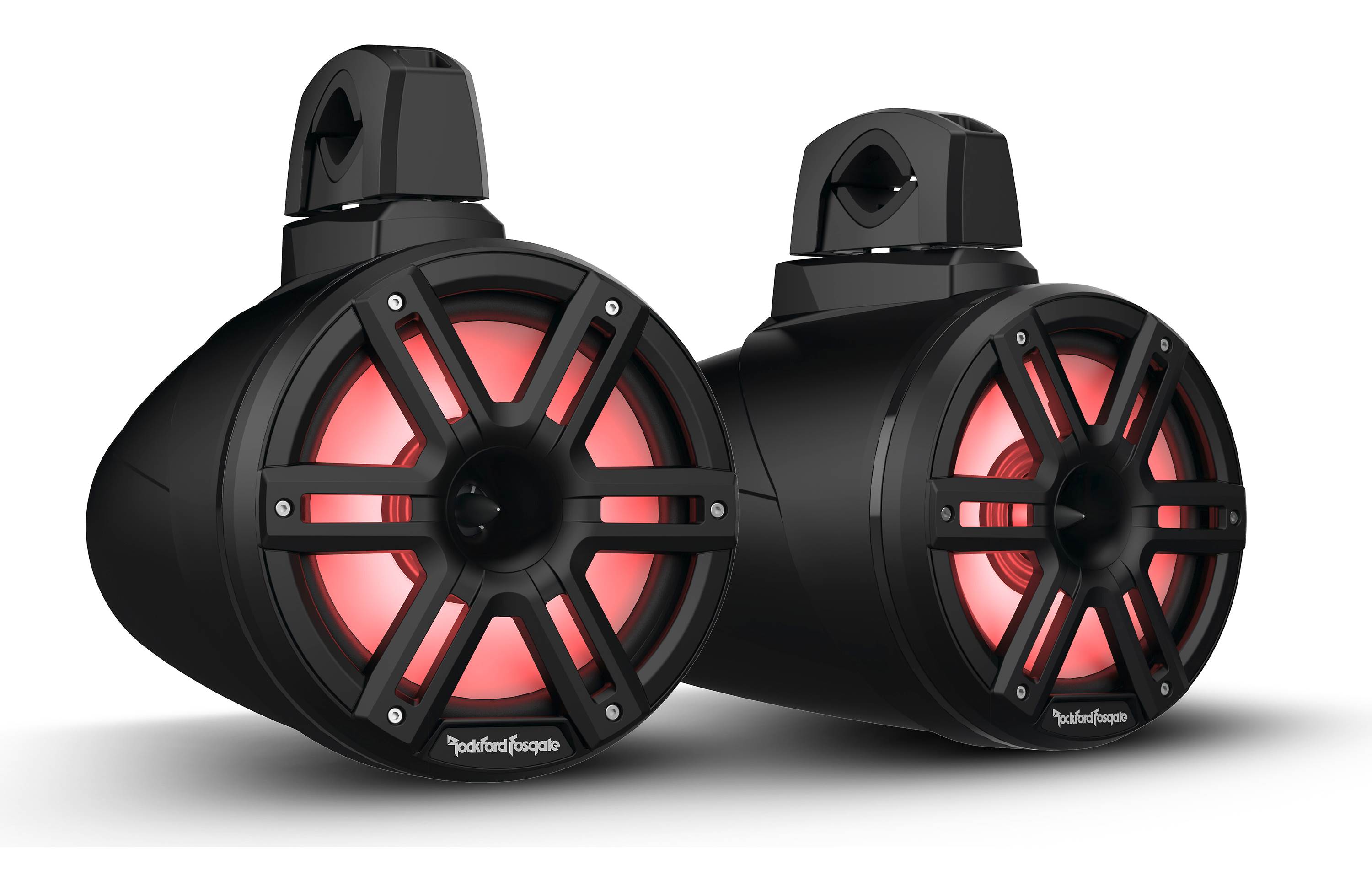 Rockford Fosgate 8 Color Optix Horn Wake Tower Speakers, 300w RMS, 1200w Peak 780687355586