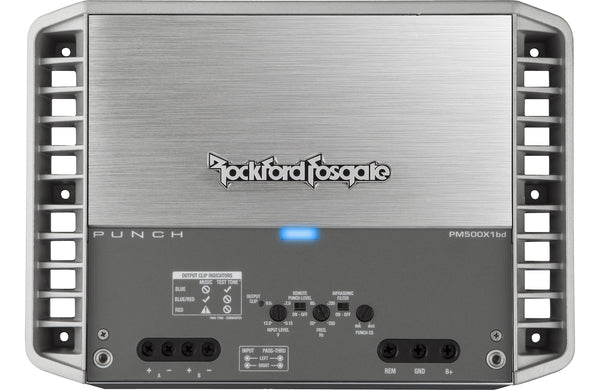 Rockford Fosgate PM500X1BD Punch Series 500 Watt Mono Marine Amplifier