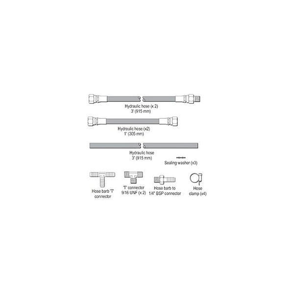 Raymarine A18127 Verado Hydraulic Hose Kit