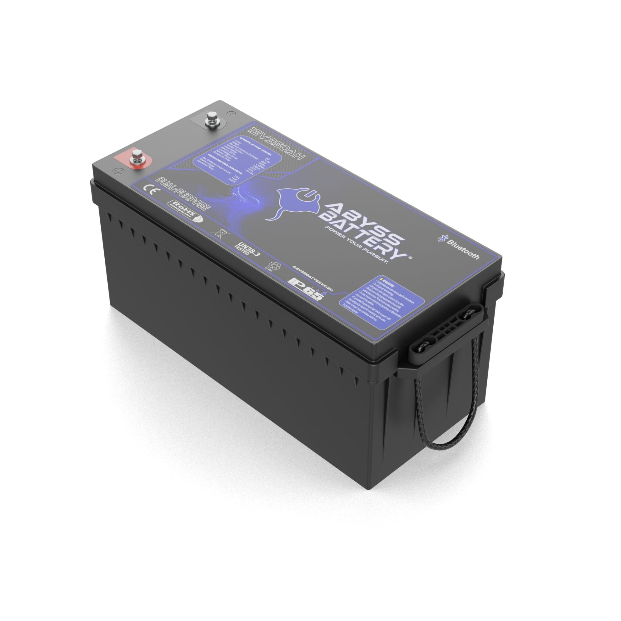 Abyss Battery 12V 350AH Dual-Purpose 8D Marine Lithium House Battery