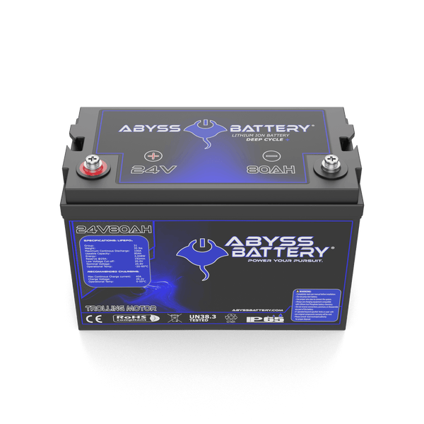 Abyss Battery® 24V 75AH Lithium Trolling Motor Battery