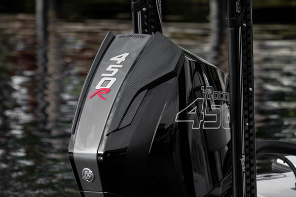 Koshi Marine Carbon Fiber Engine Air Scoops for Mercury V8 Outboard