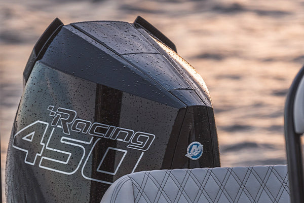 Koshi Marine Carbon Fiber Engine Air Scoops for Mercury V8 Outboard