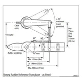 Raymarine M81105 Rotary Rudder Reference