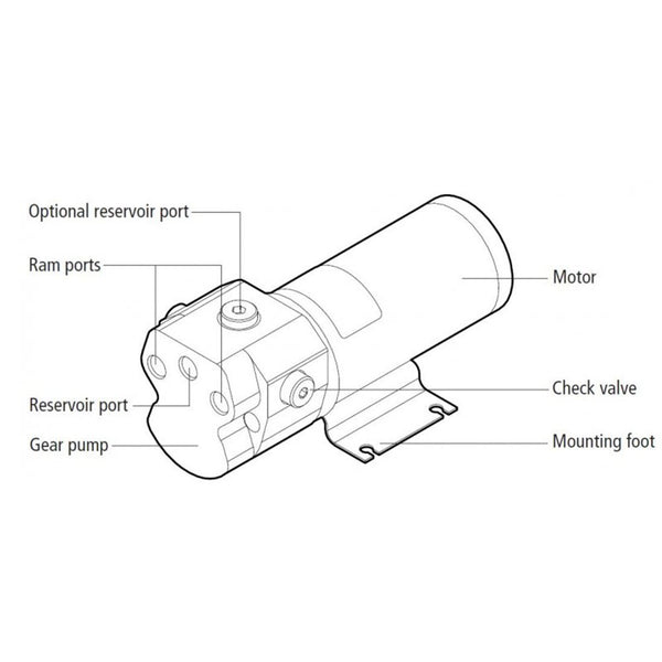 Raymarine Type 1 Pump (12V)