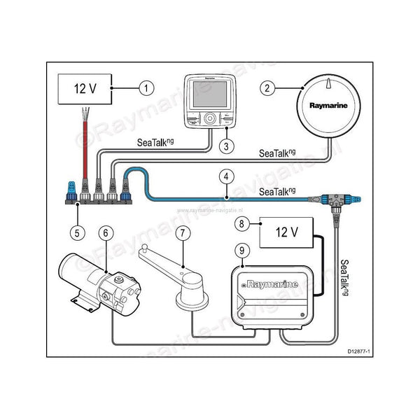 Raymarine EV-300 Power Solenoid Evolution Autopilot